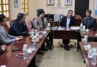 دیدار رئیس فدراسیون تکواندو جمهوری اسلامی ایران با معاون سیاسی و اجتماعی استانداری سیستان و بلوچستان