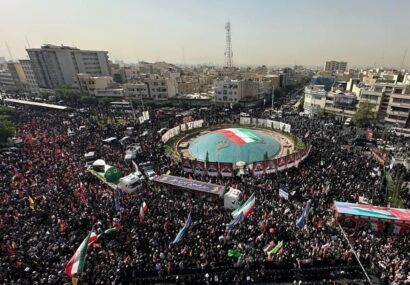 تشییع باشکوه شهدای اقتدار ایران