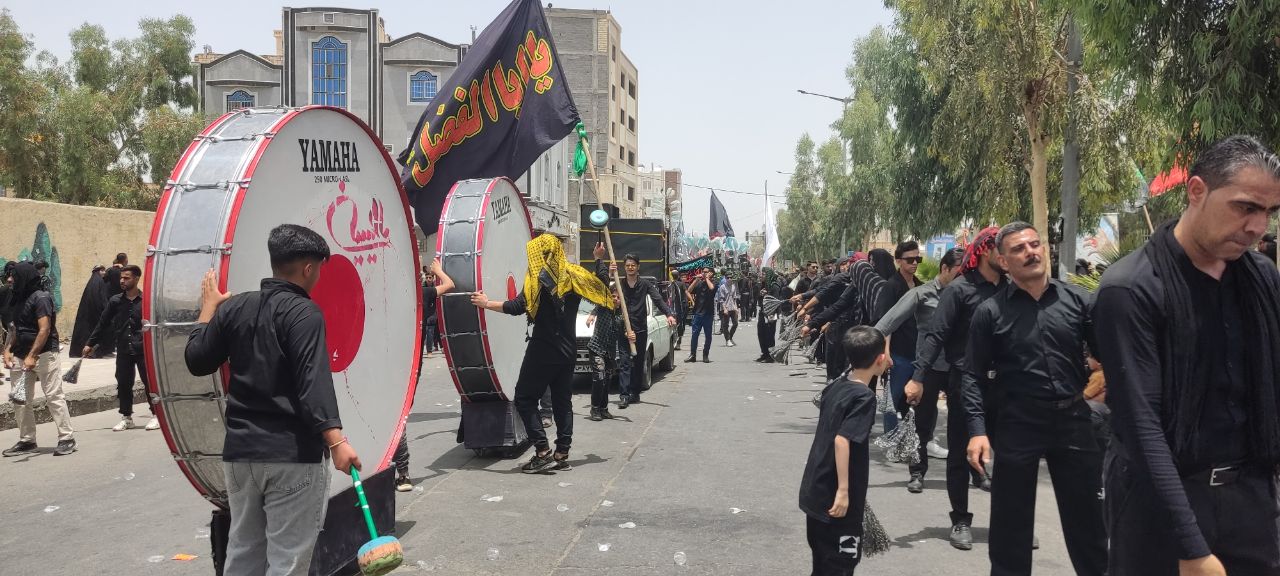 زاهدان در سوگ سقای دشت کربلا