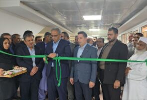 بهره‌برداری و کلنگ‌زنی ۲ طرح درمانی در بیمارستان تأمین اجتماعی زاهدان