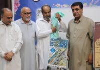رونمایی از پوستر کارگاه خوشنویسی مشق هامین در سراوان