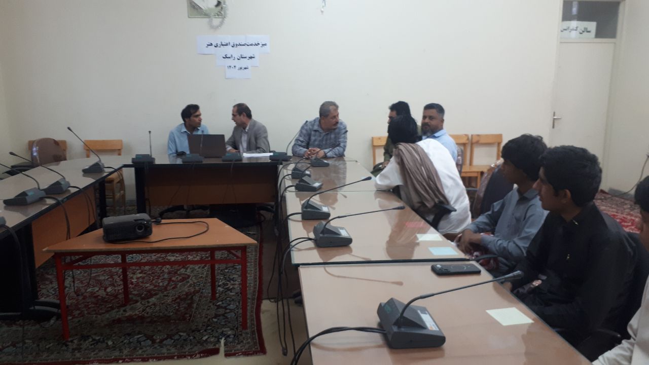 بررسی مشکلات اصحاب فرهنگ و هنرشهرستان راسک در میز خدمت