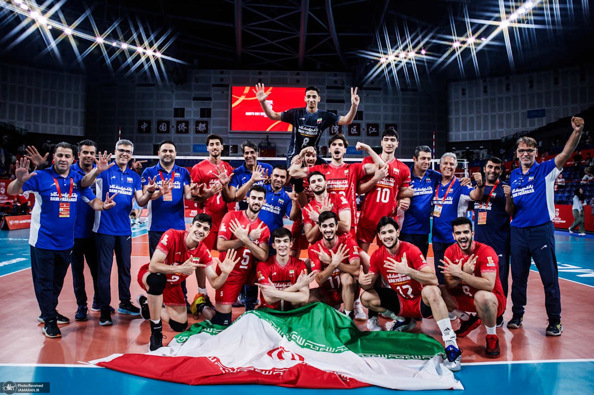 فیلم | لحظۀ قهرمانی جوانان والیبال ایران در مسابقات قهرمانی جهان